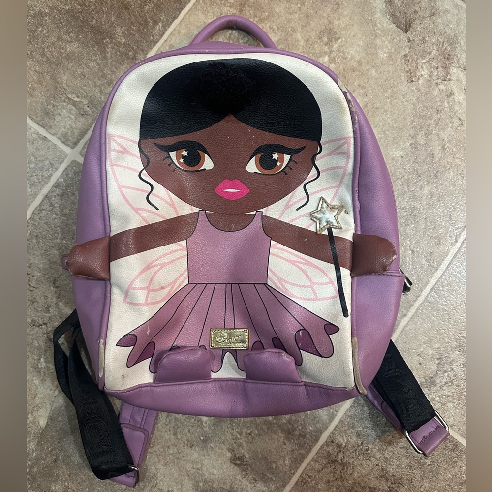 Betsey Johnson Purple Backpack